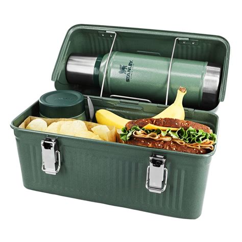 stanley metal lunch box and thermos|stanley stainless steel lunch box.